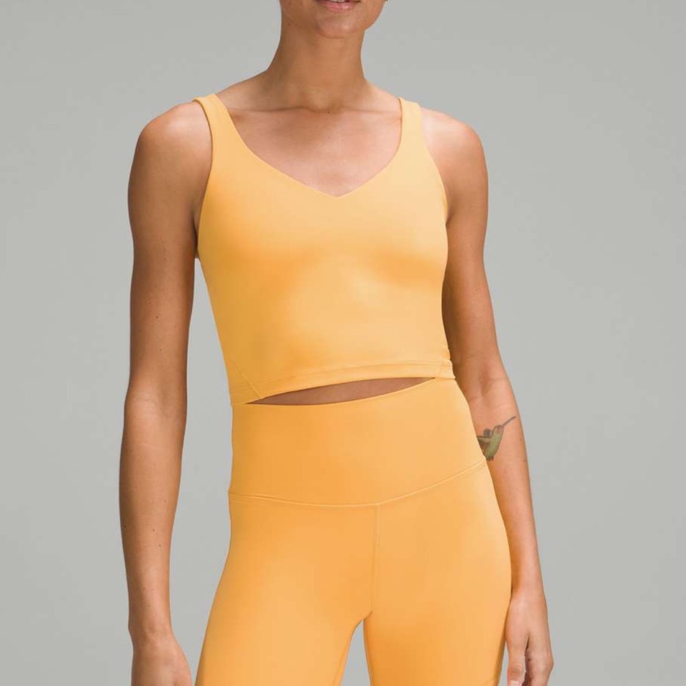 RARE Lululemon Orange Mango Dream Align Tank Top